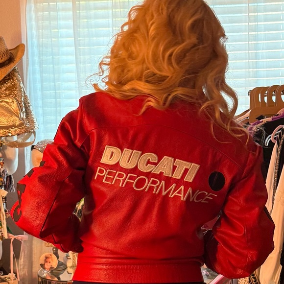 Red Leather Jacket - Picture 11 of 12